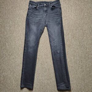 AMERICAN EAGLE Jeans Men Slim Fit 32x34 Black Next Level Flex Stretch Denim